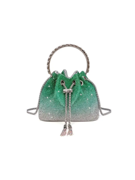 Double Handle Large Backpack Green