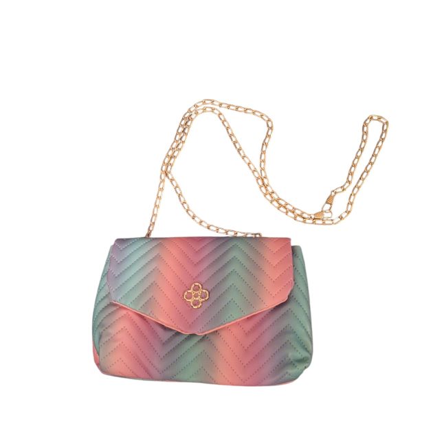 Soft Webbing Cross-body Bag Green